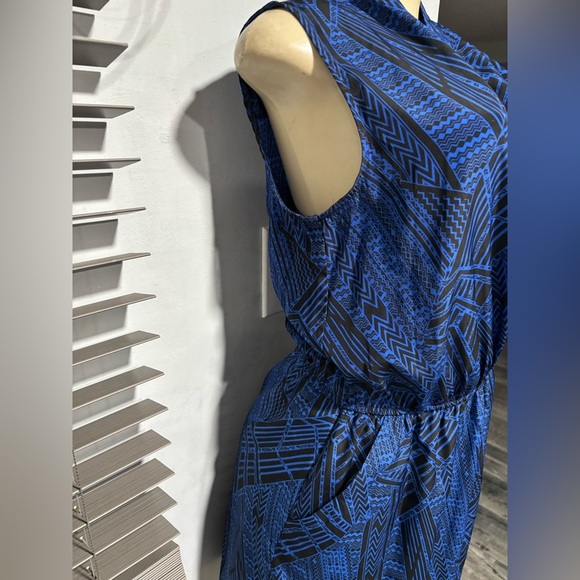 Forever 21 Blue and Black Mini Dress - Picture 5 of 8